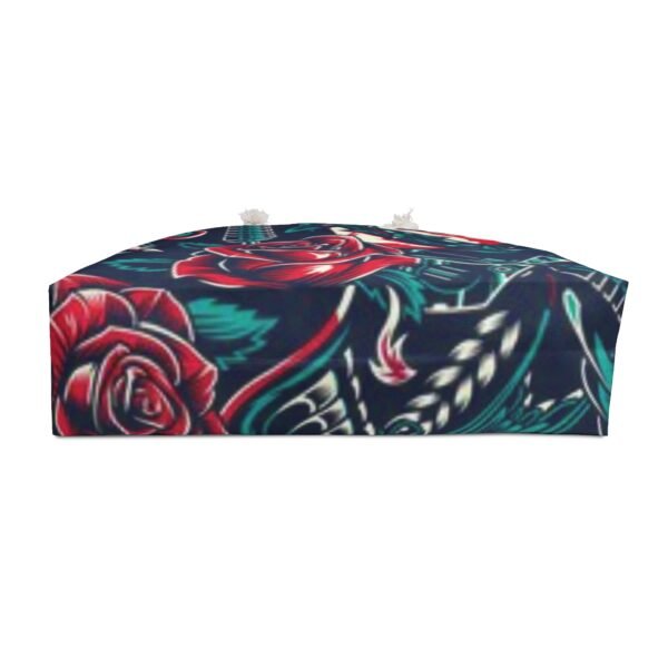 Tattoo Roses Pattern Print Style Weekender Bag - Image 4