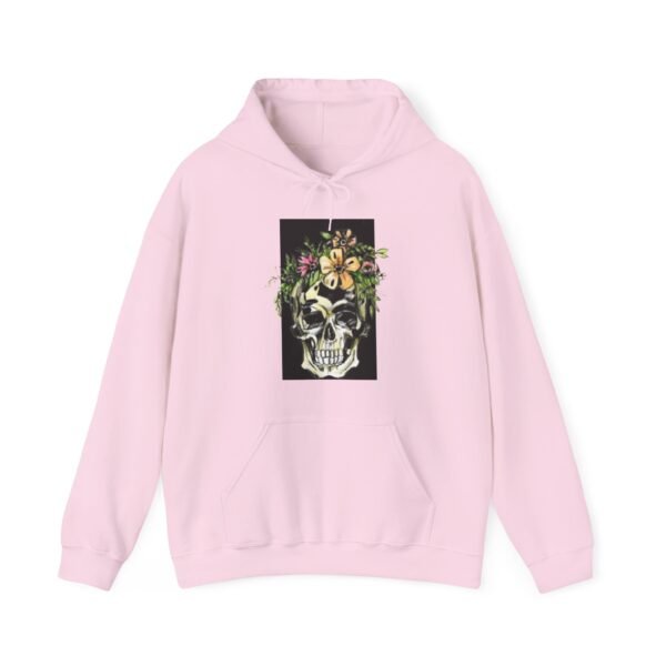 Skull Roses Tattoo Flowers Hoodie, Gothic Sweatshirt, Edgy Pullover, Dark Floral - Image 57
