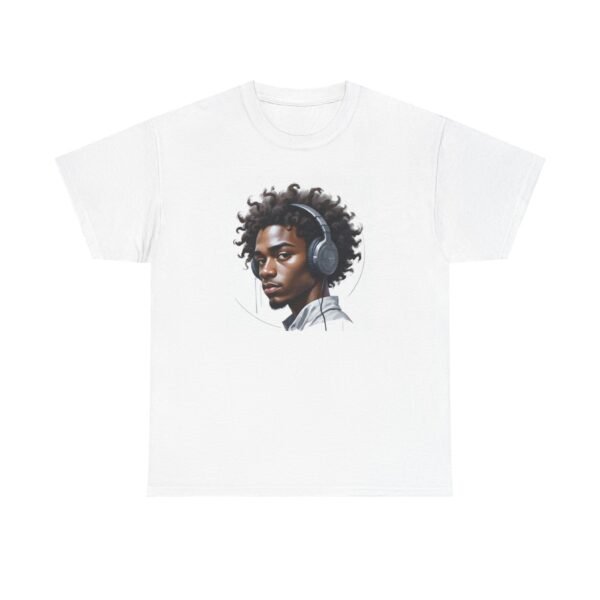 Copy of Music Unisex Heavy Cotton Tee - Vibrant Leaf Design