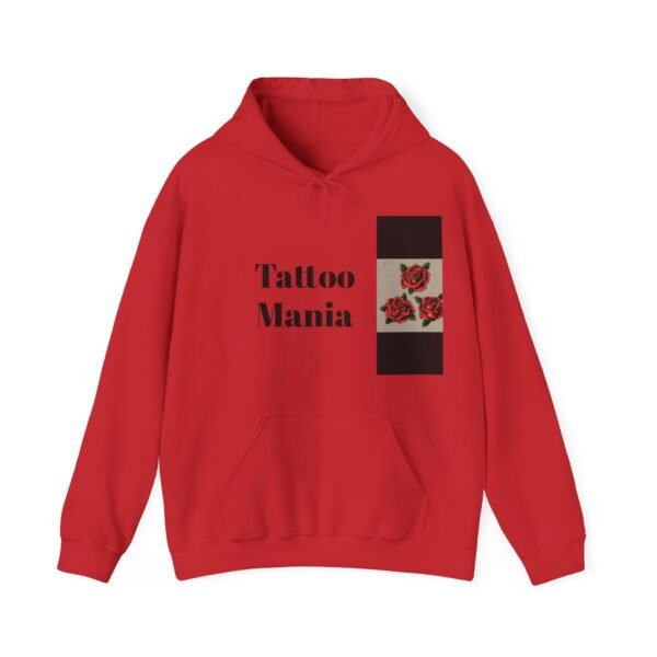 Skull Roses Tattoo Flowers Hoodie, Gothic Sweatshirt, Edgy Pullover, Dark Floral - Image 65
