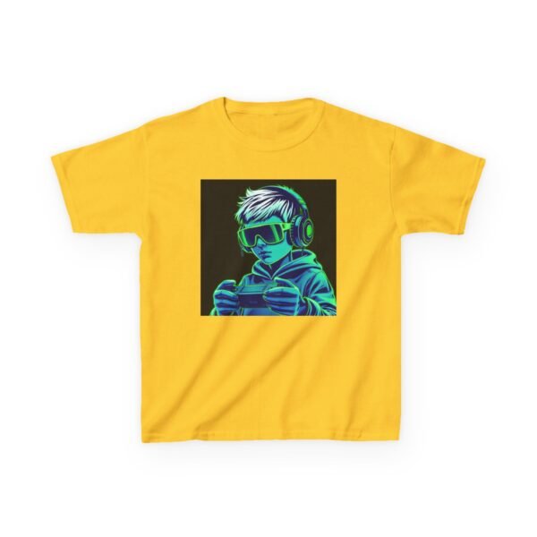 Music Gaming Gamer  T-Shirt - Heavy Cotton Tee for Playful Youth - Image 13