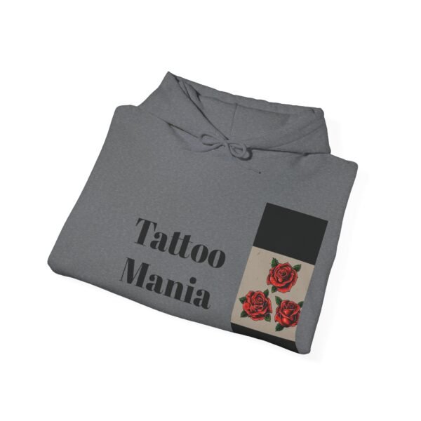 Skull Roses Tattoo Flowers Hoodie, Gothic Sweatshirt, Edgy Pullover, Dark Floral - Image 44