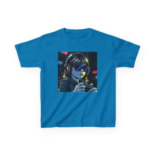 Music Gaming Gamer  T-Shirt - Heavy Cotton Tee for Playful Youth - Image 53