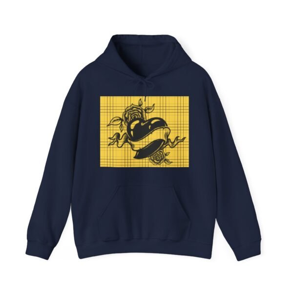 Skull Roses Tattoo Flowers Hoodie, Gothic Sweatshirt, Edgy Pullover, Dark Floral - Image 53