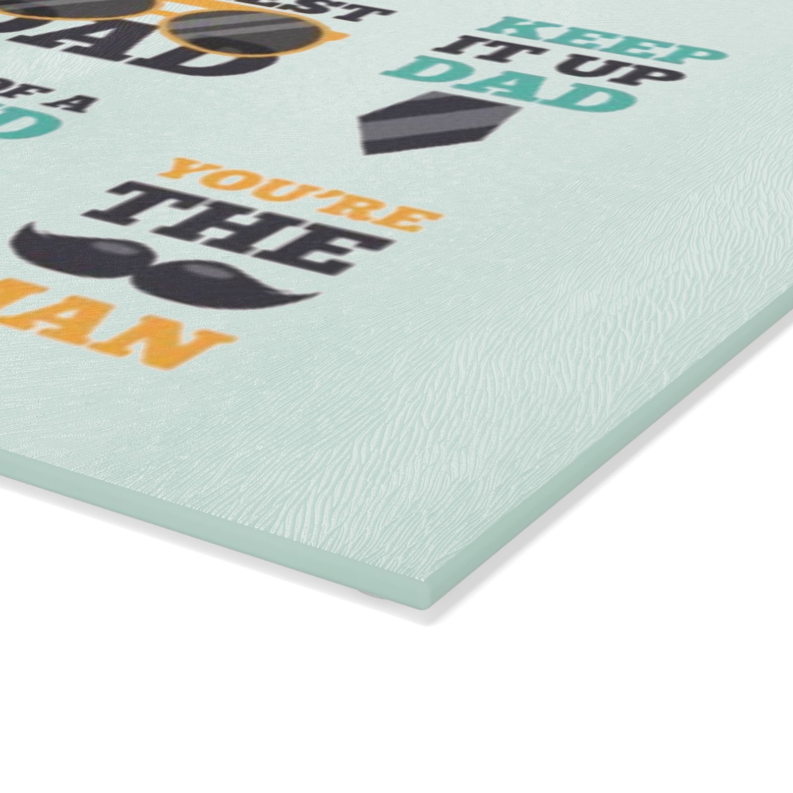 Best Dad Glass Cutting Board - Unique Kitchen Decor, Perfect Gift for Chefs, Home Cooks, and Housewarmings, Ideal for Birthdays or Holidays - Image 3