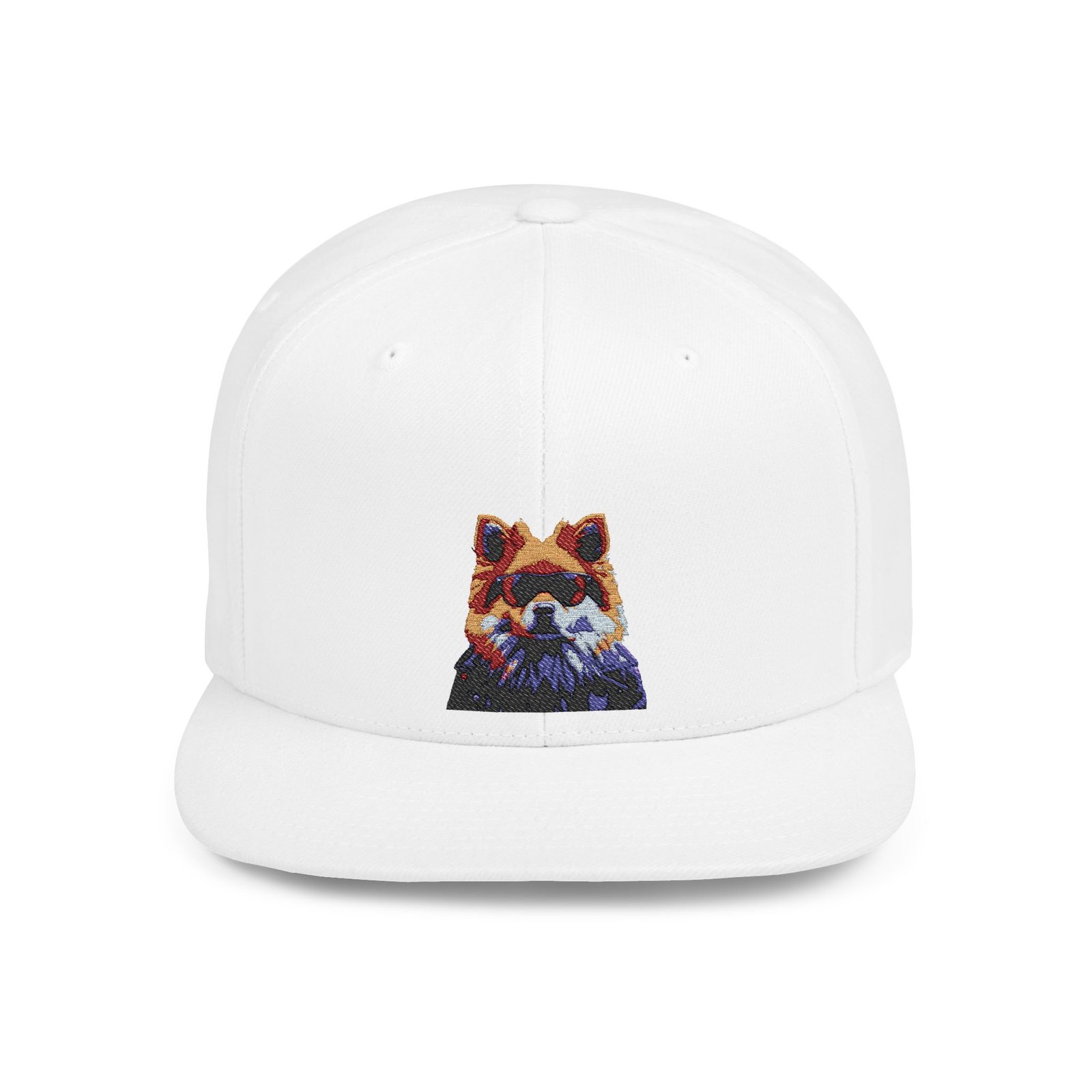 Pomeranian Vibrant Flower Crown Snapback Hat | Trendy Cap for Festivals, Summer, Outdoor Adventures, Gift for Her