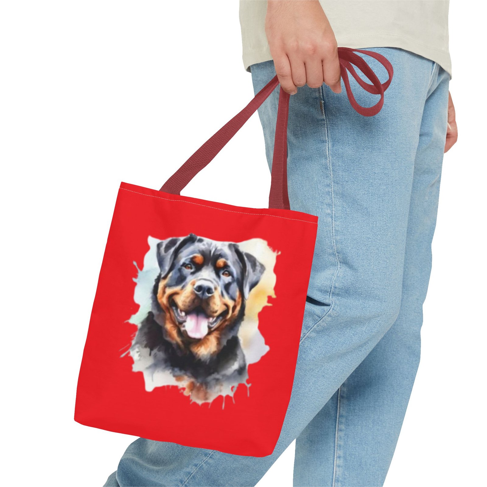 Rottweiler Dog Tote Bag - Stylish Dog Lover's Accessory - Image 7