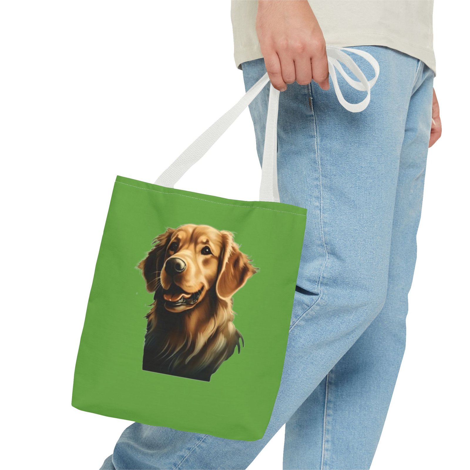 Golden Retriever Dog Lover Tote Bag - Stylish Dog Lover's Accessory - Image 11