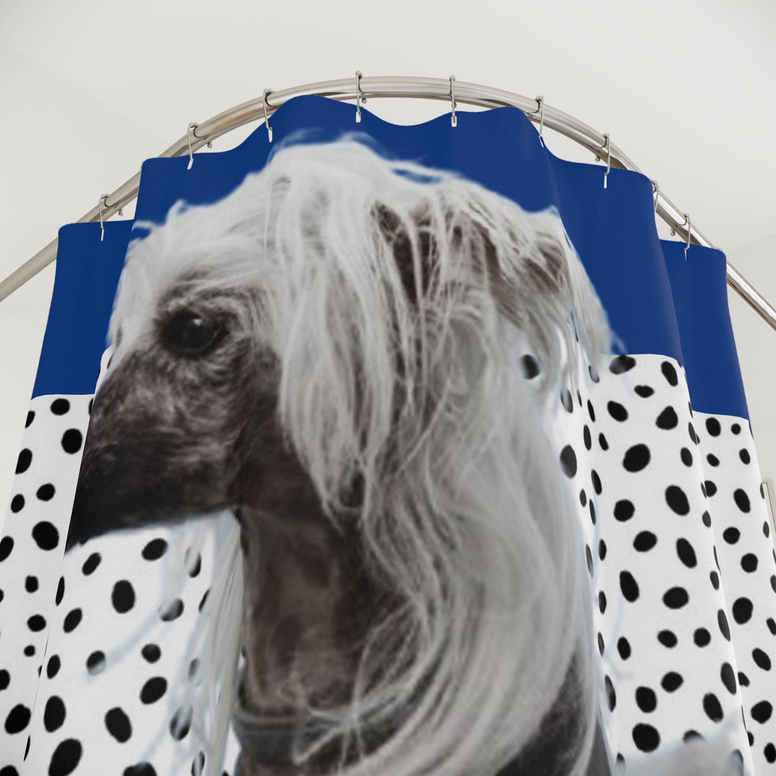 Dog Lover Funny Shower Curtain | Cozy Pet Decor, Dog Lover Gift, Rustic Bathroom Accessory, Home Decoration - Image 2