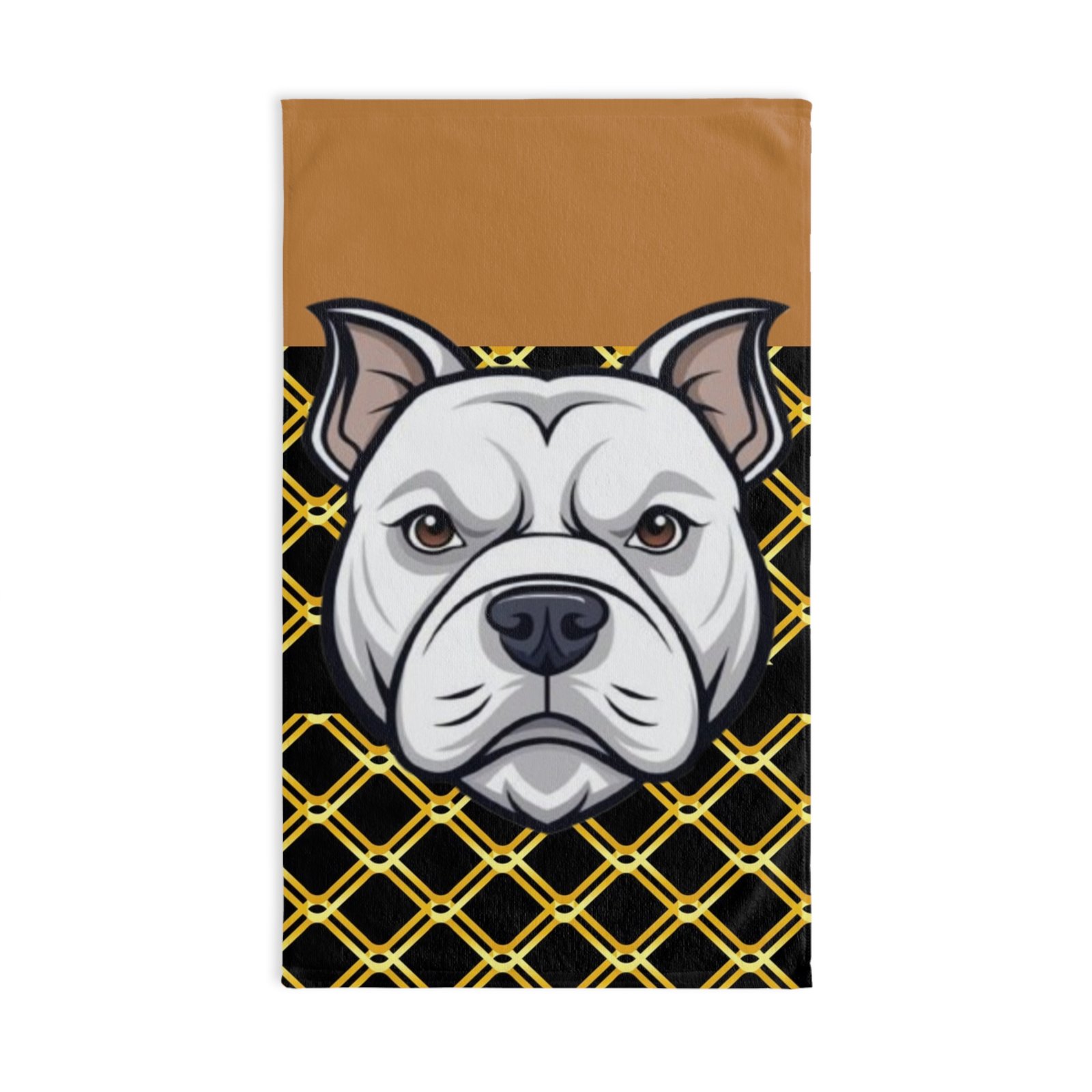 Terrier Plaid Hand Towel, Dog Lover Gift, Kitchen Decor, Pet Accessories, Unique Home Decor, Holiday Gift Idea