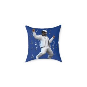 Music Man Cushion Square Poly Canvas Pillow