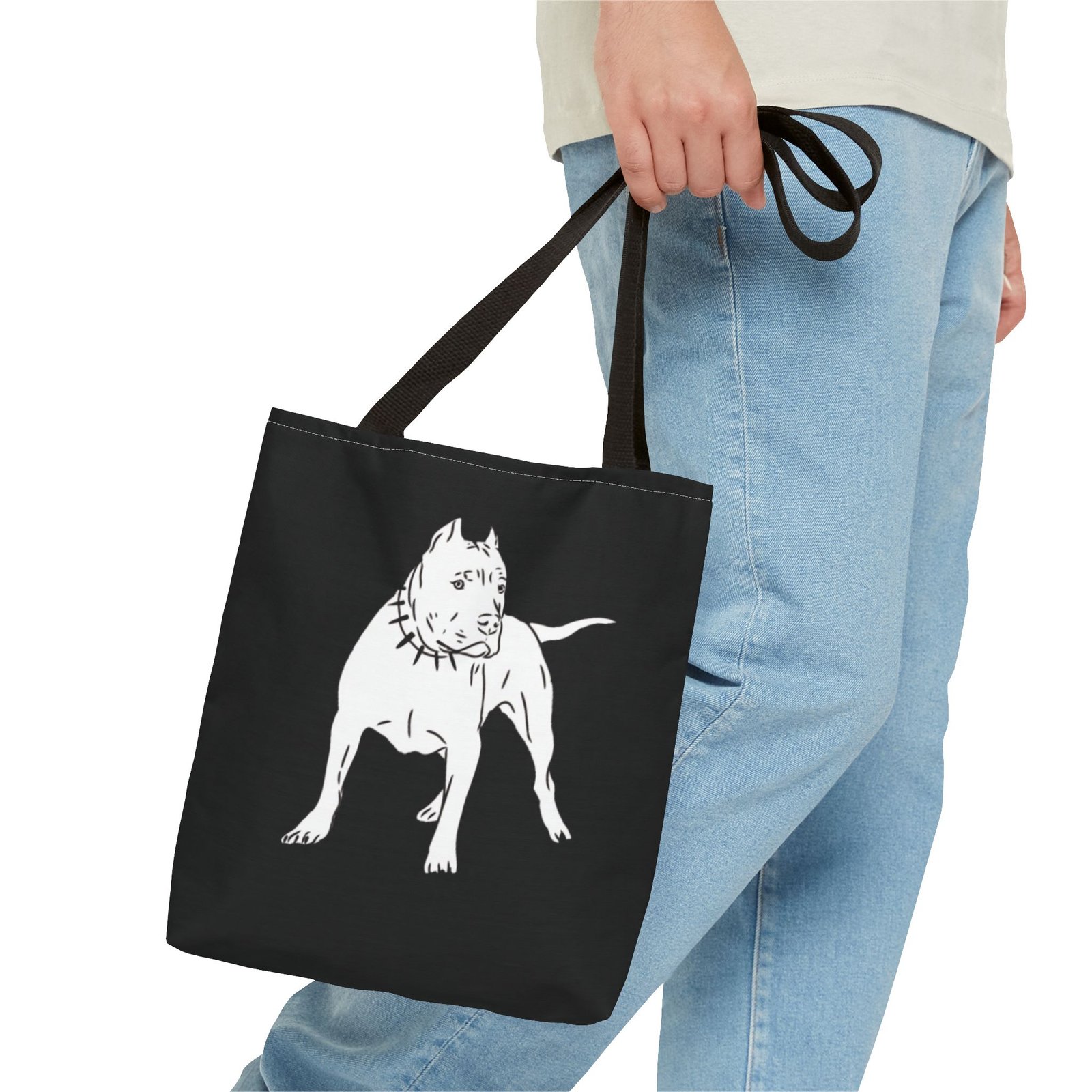 Bull Terrier Tote Bag - Stylish Dog Lover's Accessory - Image 3