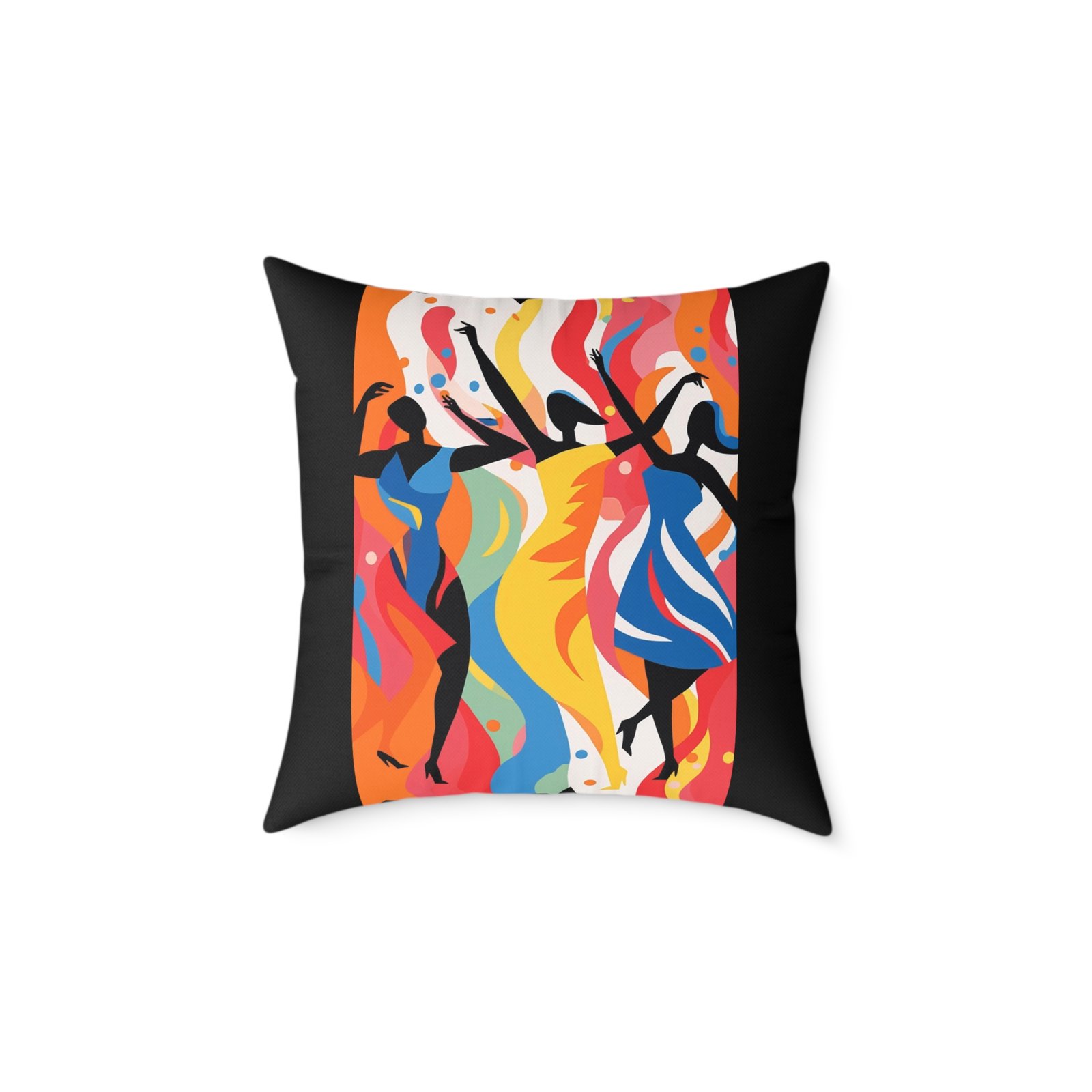 Dance Square Poly Canvas Pillow - Image 9