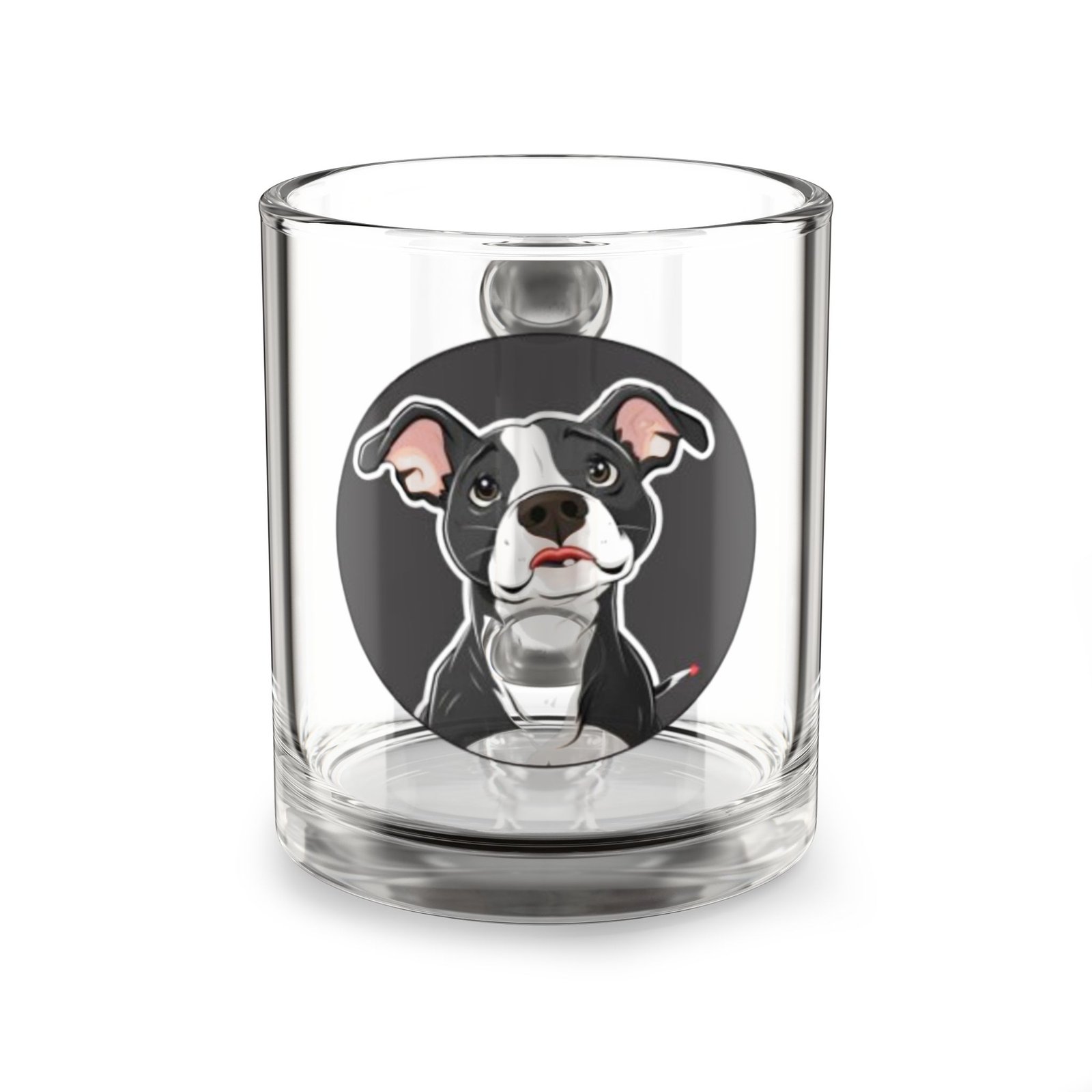 Glass Mug, Pet Lover's Gift, Cute Beverage Container, Dog-Themed Coffee Mug, Perfect for Dog Owners