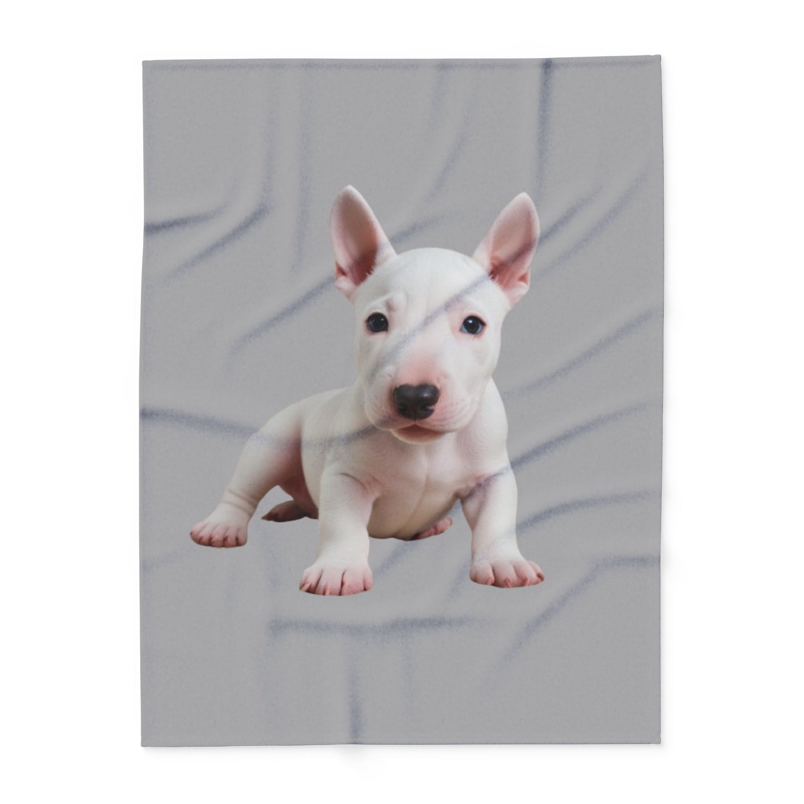 English Bull Terrier Puppy Arctic Fleece Blanket 8 - Image 9