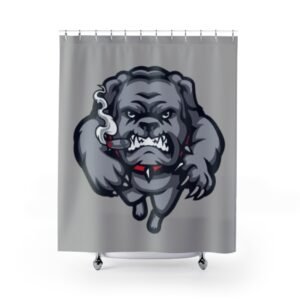Charming Boxer Shower Curtain | Cozy Pet Decor, Dog Lover Gift, Rustic Bathroom Accessory, Home Decoration