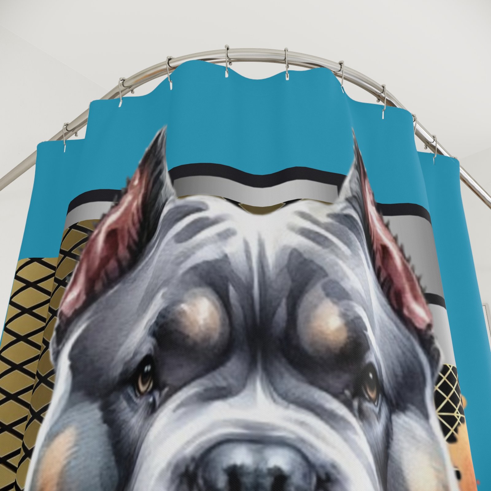 Bull Terrier Shower Curtains Labrador - Image 2