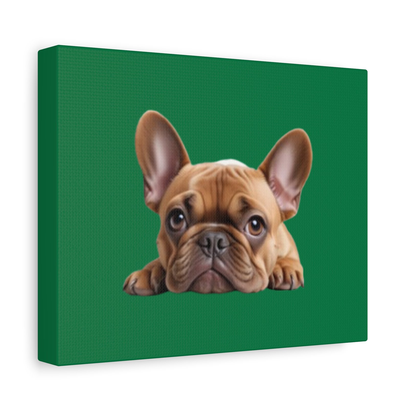 French Bull Dog Canvas Art - 1.25" Stretched Matte Print for Pet Lovers - Image 2