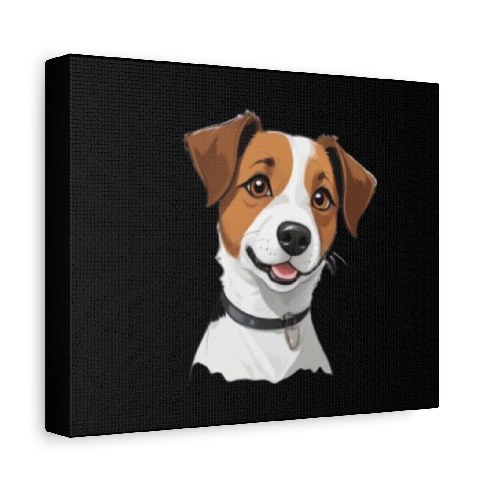 Terrier Dog Canvas Art - 1.25" Stretched Matte Print for Pet Lovers - Image 2