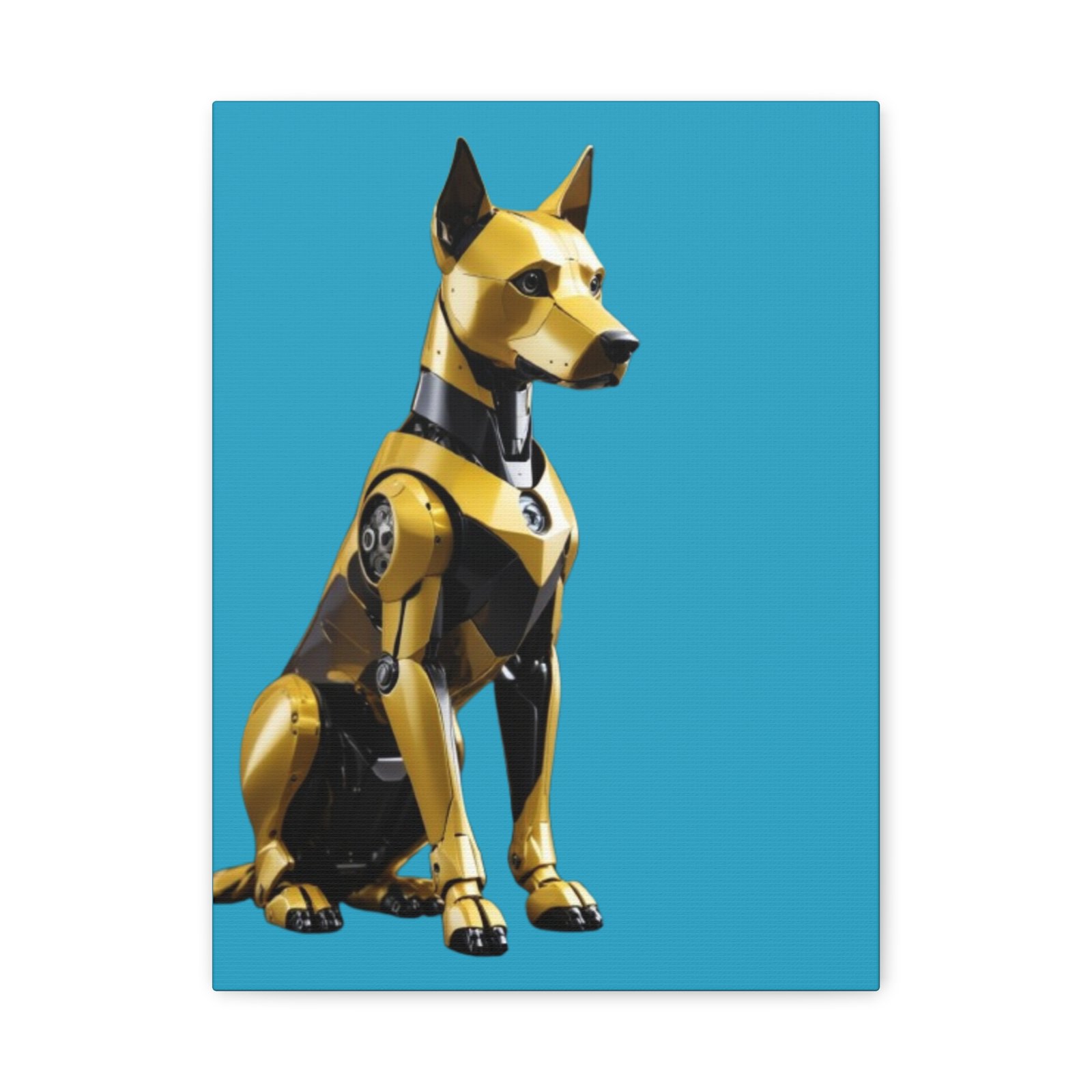 Robot Dog Art Canvas Print - Modern Home Decor - Image 5