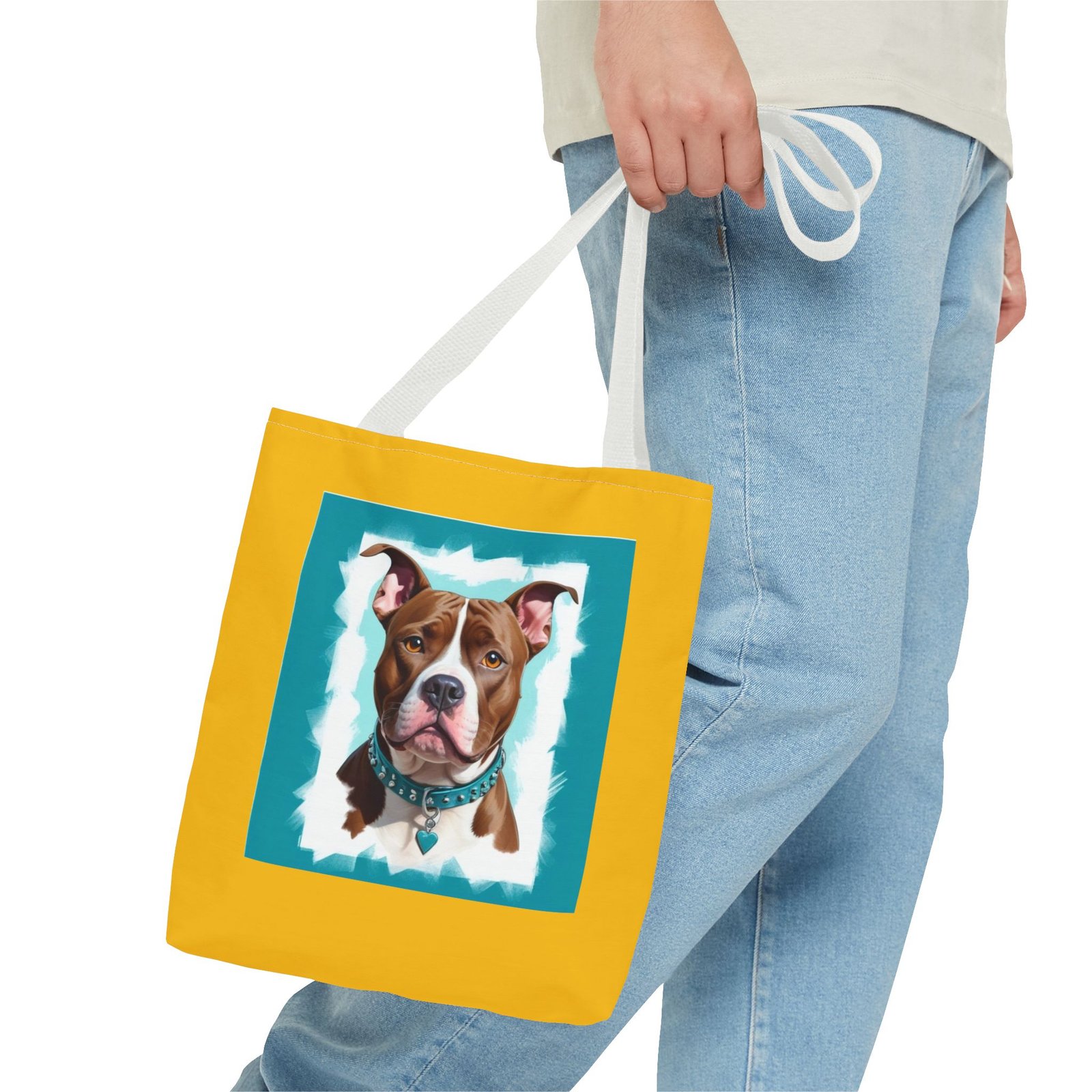Bull Terrier Dog Pet Lover Tote Bag - Stylish Dog Lover's Accessory - Image 11