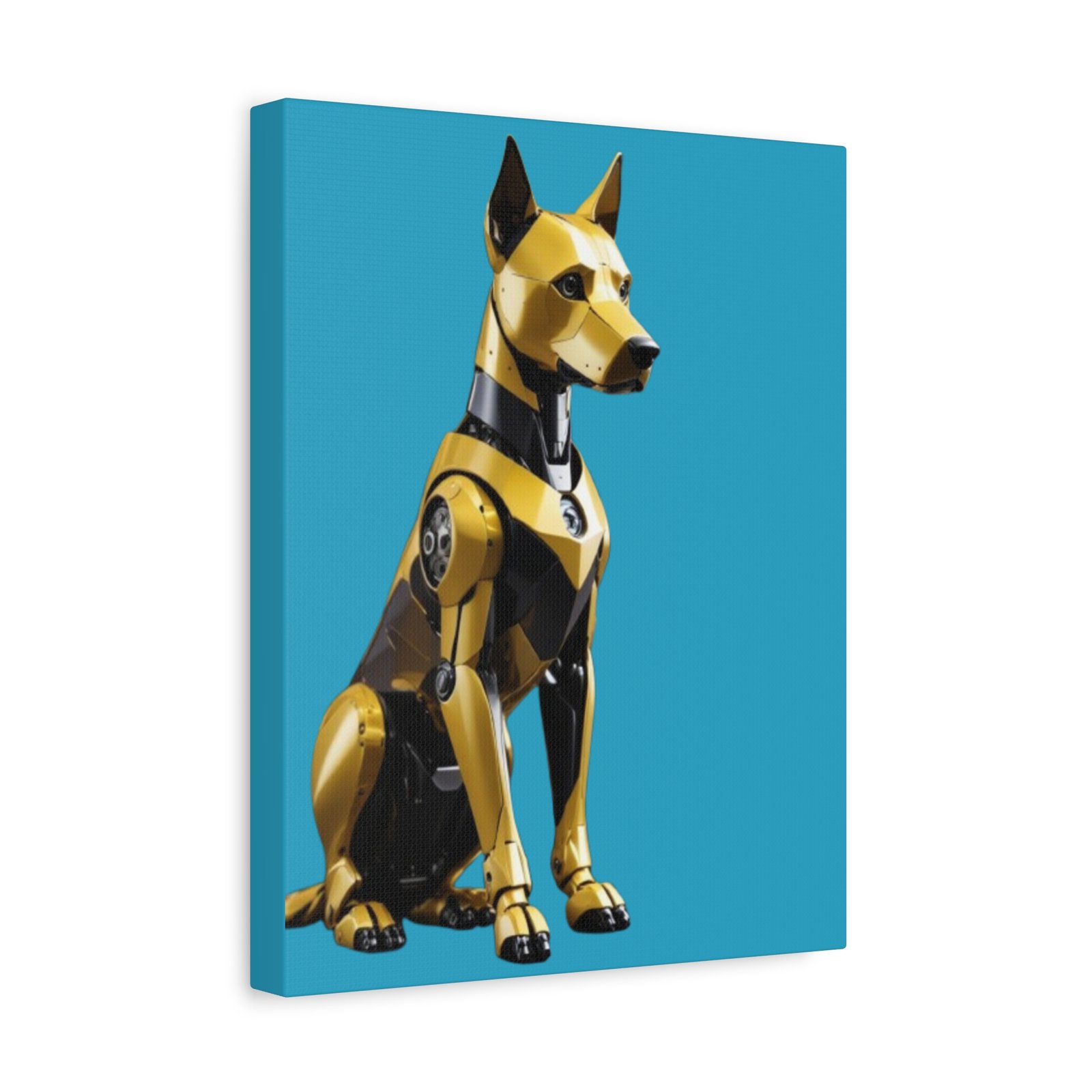 Robot Dog Art Canvas Print - Modern Home Decor - Image 2