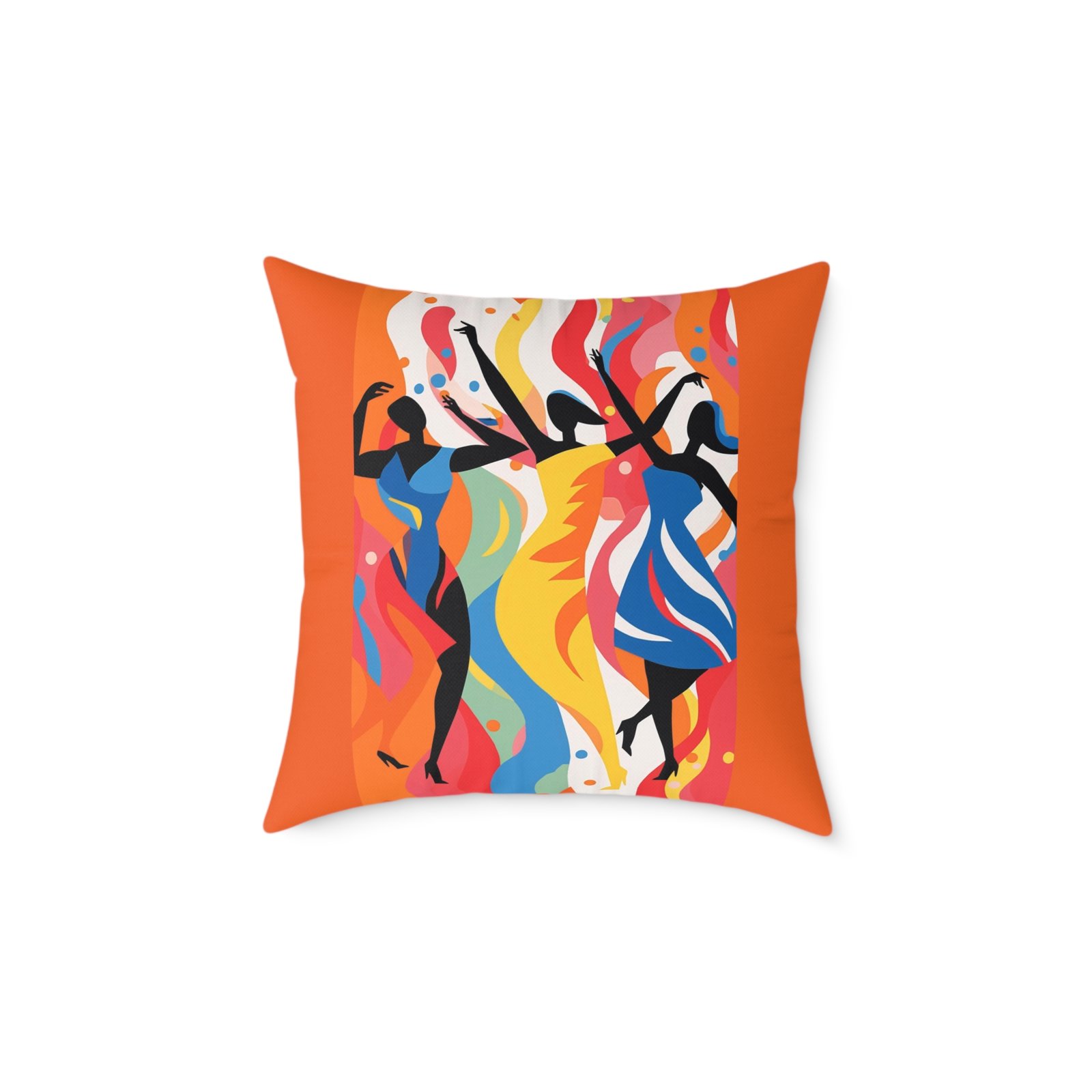 Dance Square Poly Canvas Pillow - Image 9
