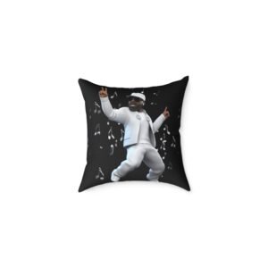 Music Man Cushion Square Poly Canvas Pillow
