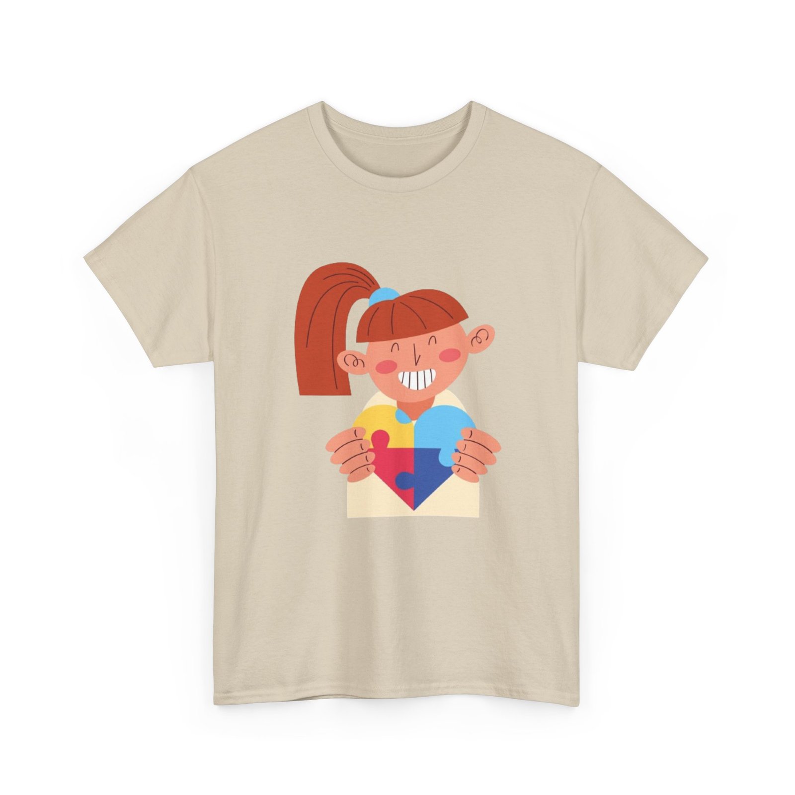 Autism Awareness Unisex Heavy Cotton Tee - Image 11