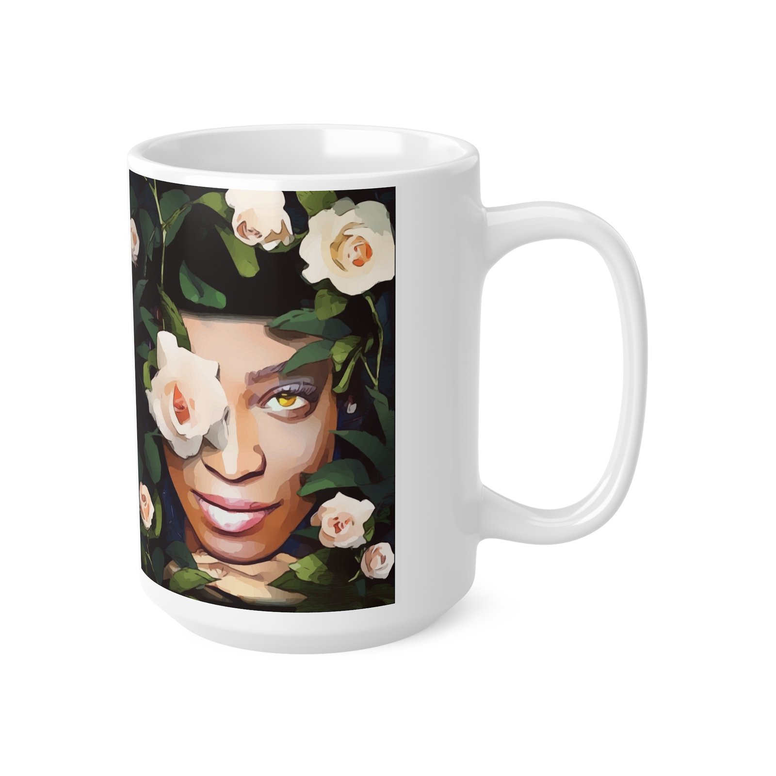 Hidden Print Ceramic Coffee Cups, 11oz, 15oz - Image 7