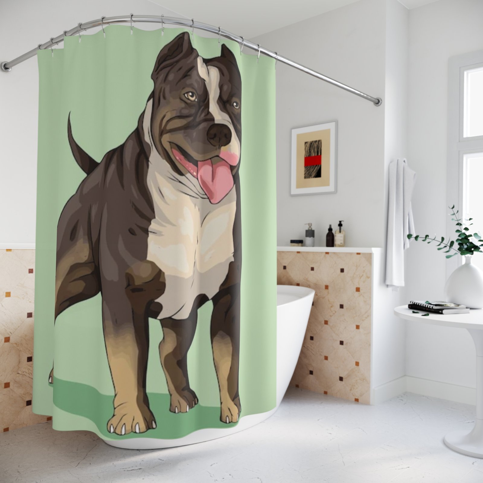 Shower Curtains Dog Terrier - Image 4