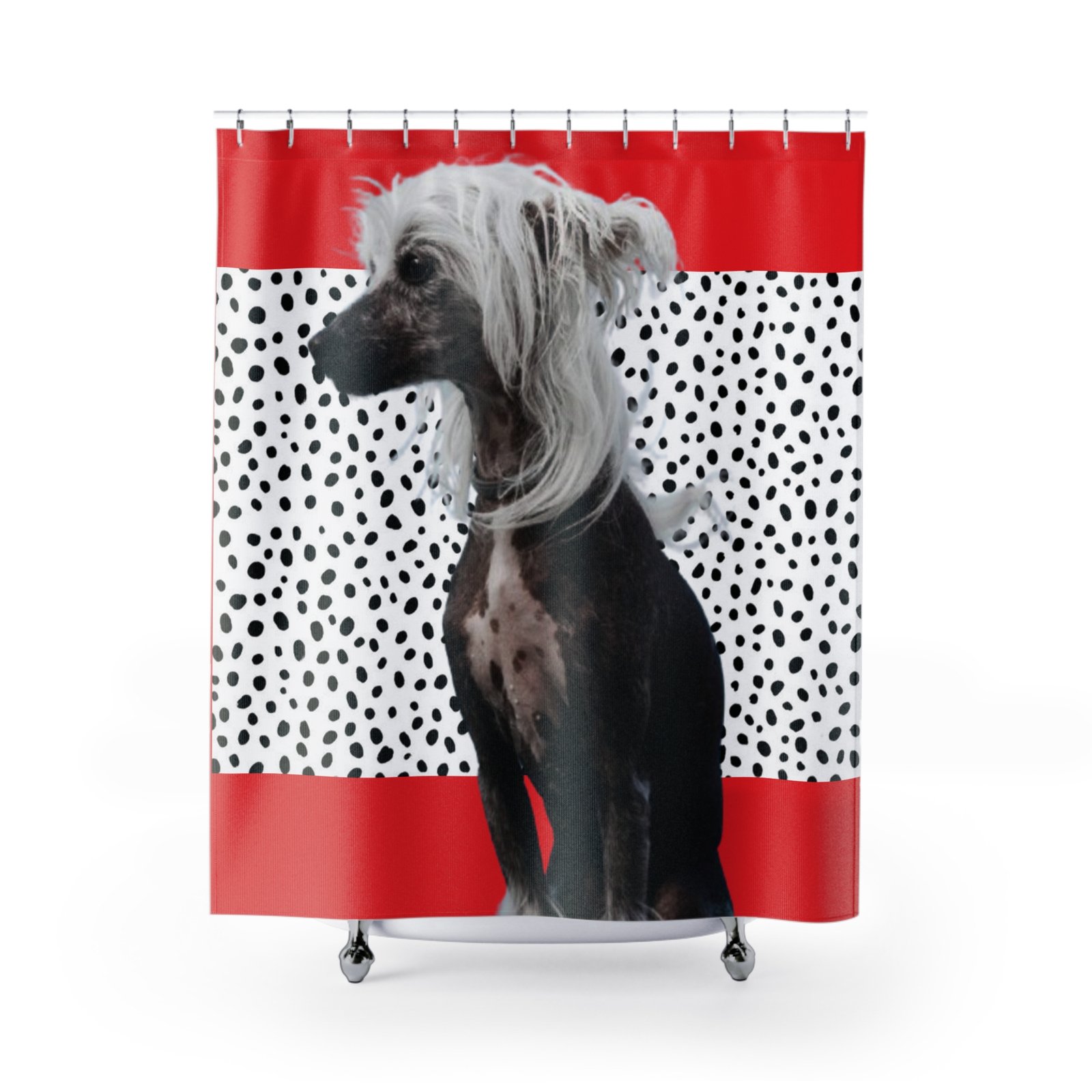 Dog Lover Funny Shower Curtain | Cozy Pet Decor, Dog Lover Gift, Rustic Bathroom Accessory, Home Decoration