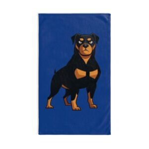Rottweiler Plaid Hand Towel, Dog Lover Gift, Kitchen Decor, Pet Accessories, Unique Home Decor, Holiday Gift Idea