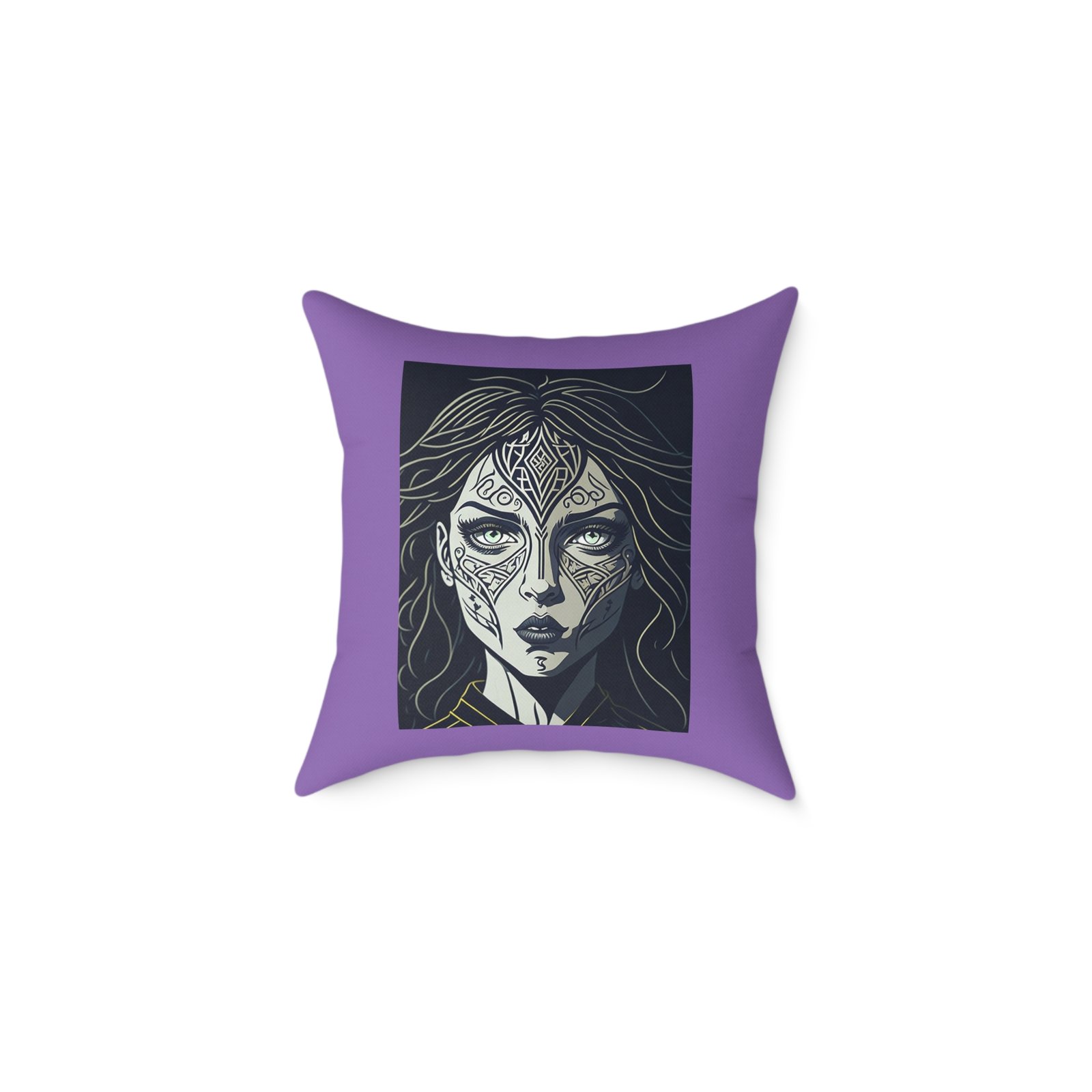 Copy of Subdued Print Square Poly Canvas Pillow - Image 5
