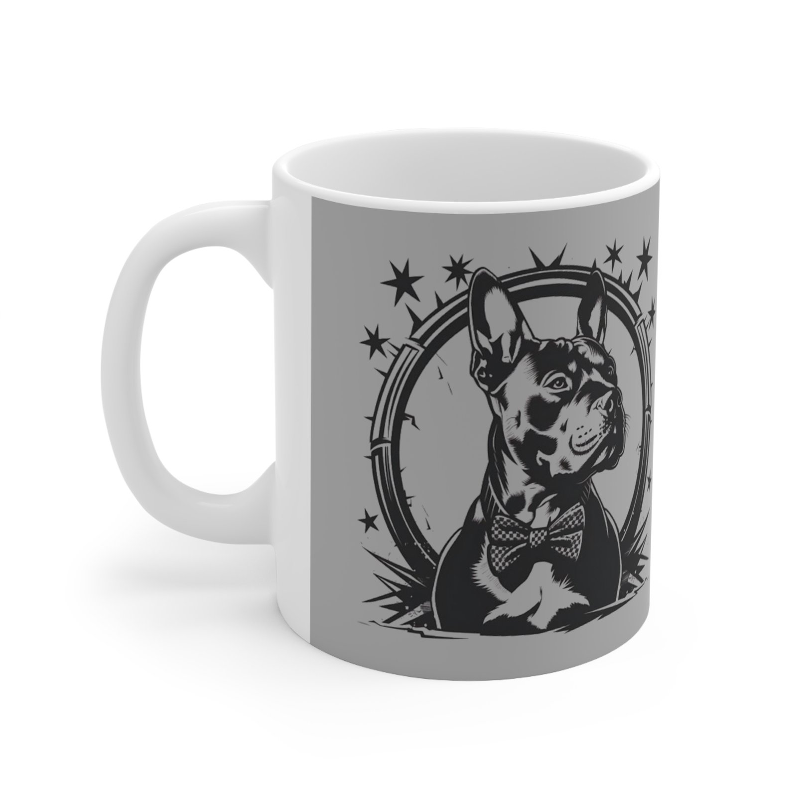 Bull Terrier Ceramic Coffee Cups, 11oz, 15oz - Image 2