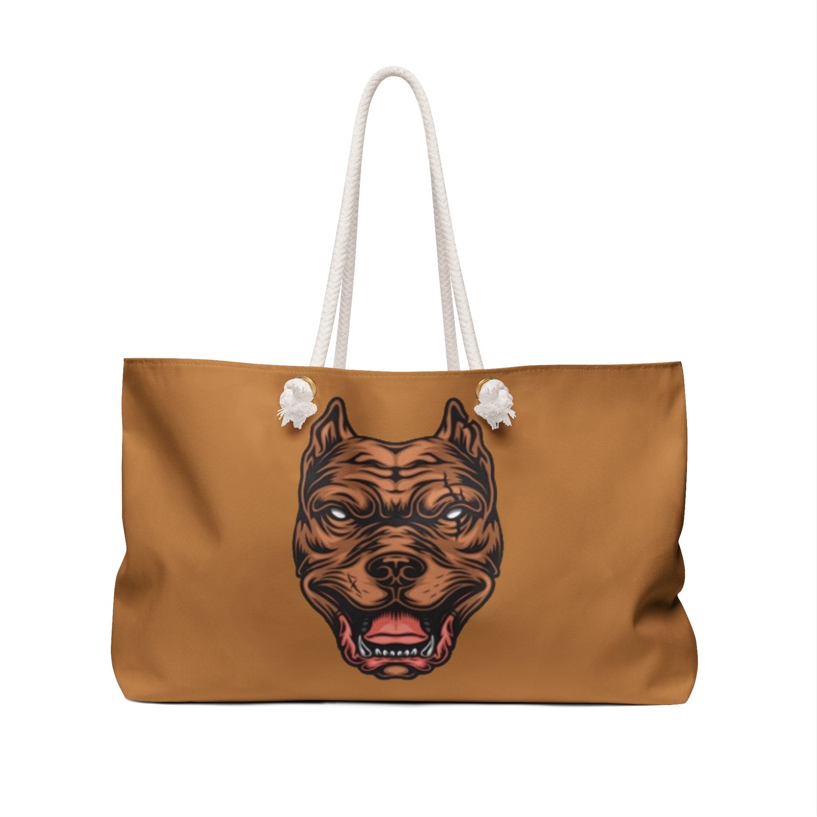 Bold Terrier Canine Themed Weekender Bag | Travel Carryall, Dog Lover Tote, Stylish Gym Bag, Perfect for Weekend Getaways, Unique Pet Gift - Image 2