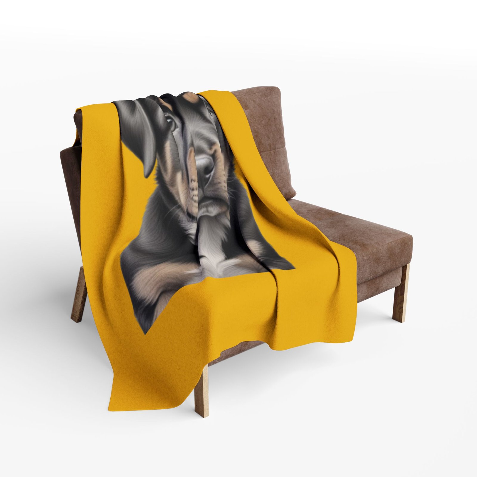 Rottweiller Puppy Arctic Fleece Blanket - Image 8