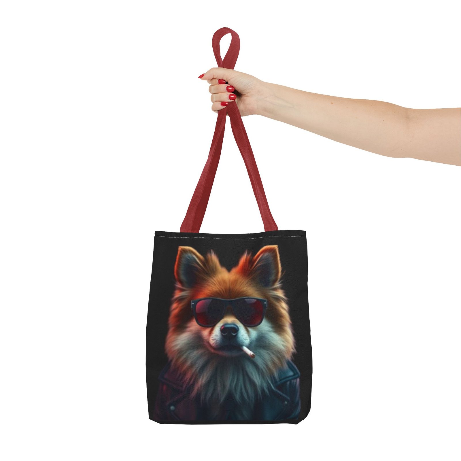 Pomeranian Stylish Dog Tote Bag, Trendy Pet Lover Gift, Funky Beach Bag, Cute Tote for Dog Owners, Fun Shopping Bag - Image 8