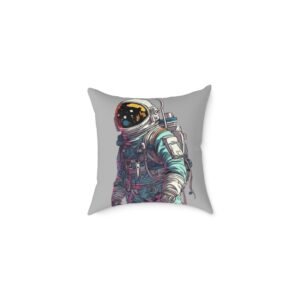Astronaut Square Poly Canvas Pillow