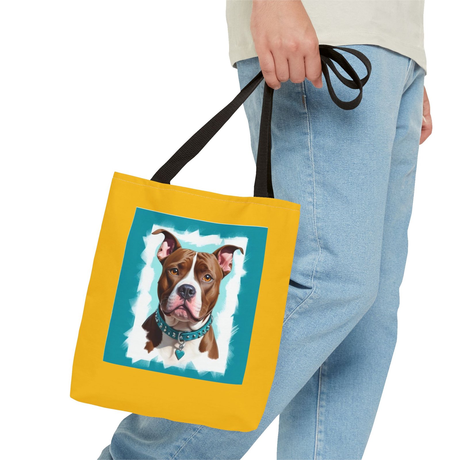 Bull Terrier Dog Pet Lover Tote Bag - Stylish Dog Lover's Accessory - Image 3