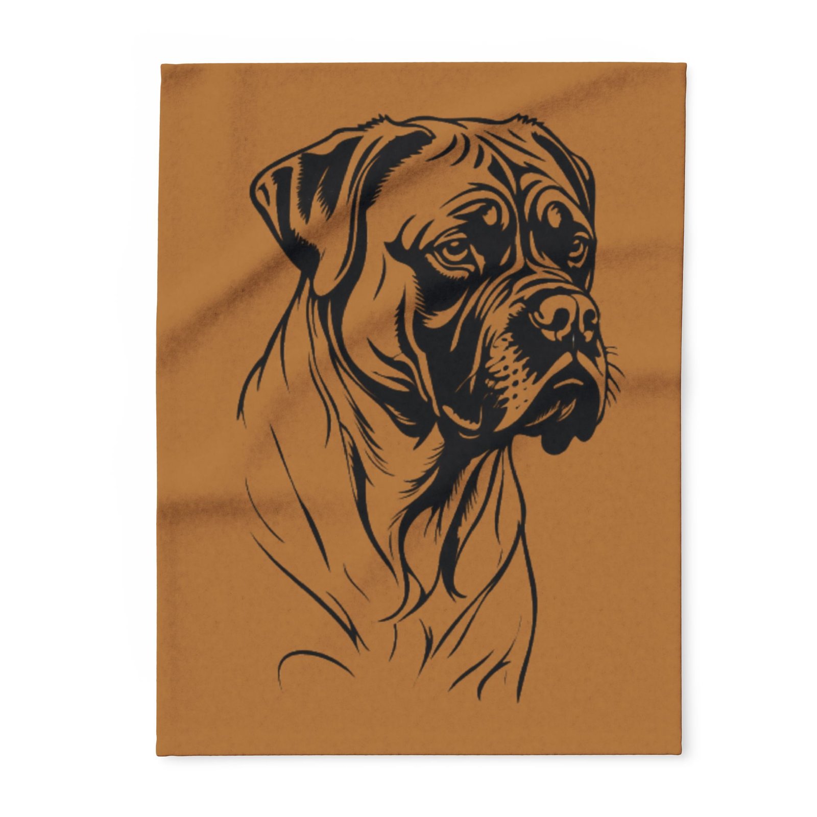 Boxer Fleece Blanket, Dog Lover Gift, Pet Keepsake, Home Decor, Warm Throw for Winter, Cabin or Dog-Themed Parties