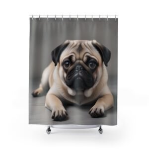 Shower Curtains Dog Bull Dog