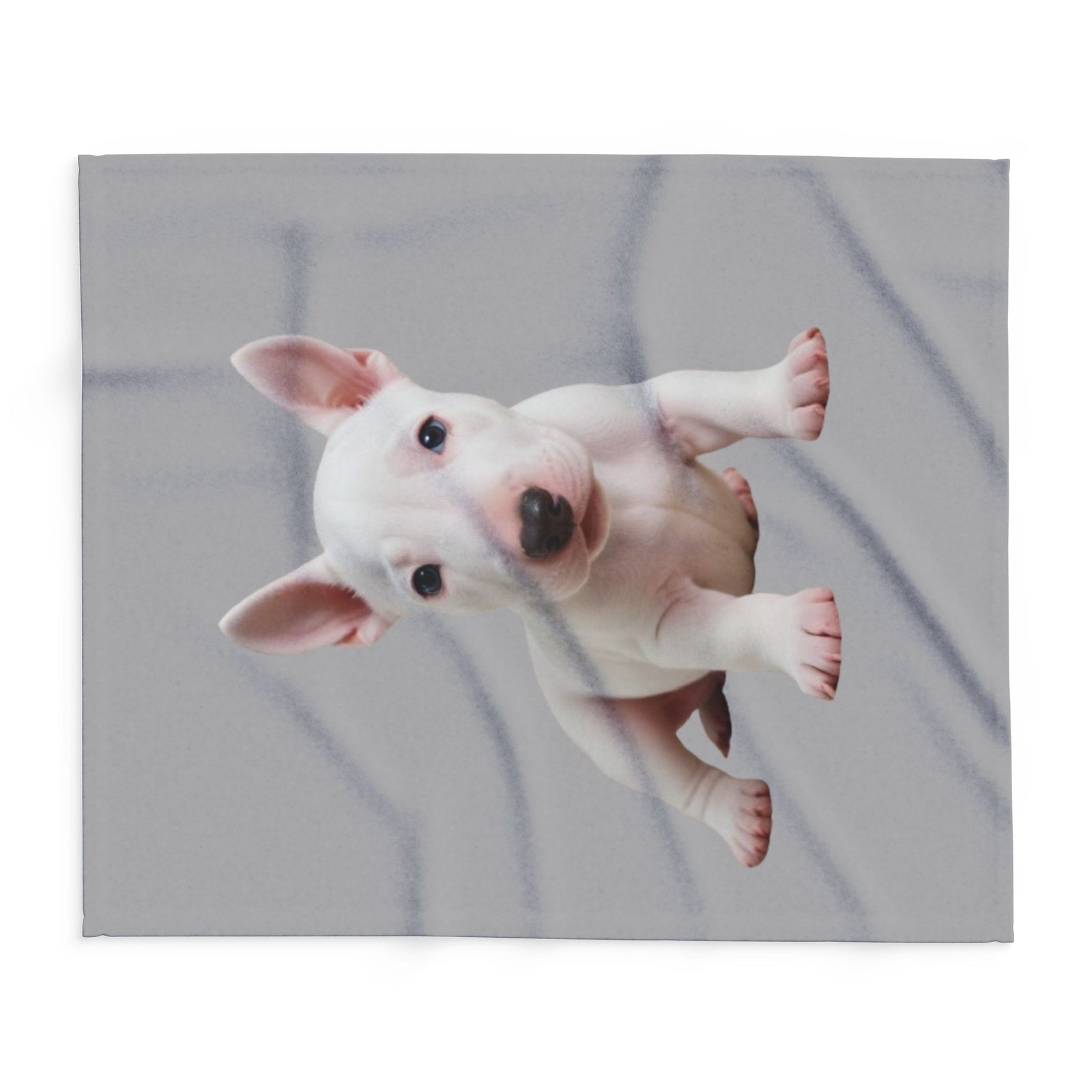 English Bull Terrier Puppy Arctic Fleece Blanket 8 - Image 6