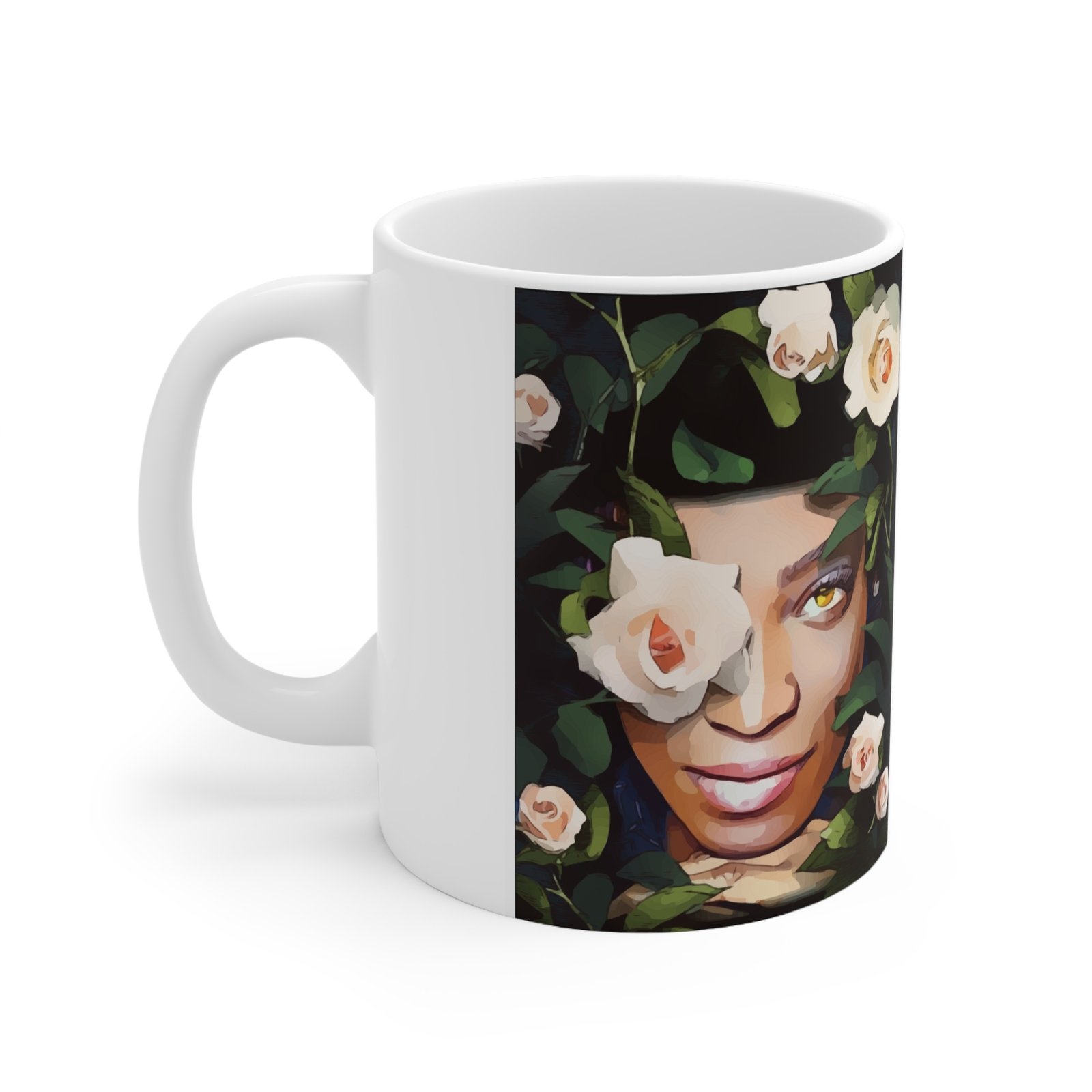 Hidden Print Ceramic Coffee Cups, 11oz, 15oz - Image 2