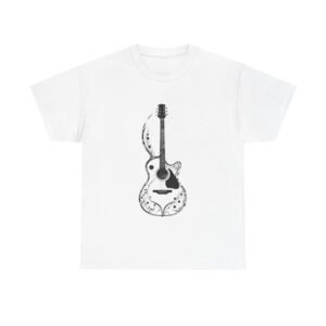 Guitar Music Unisex Heavy Cotton Tee