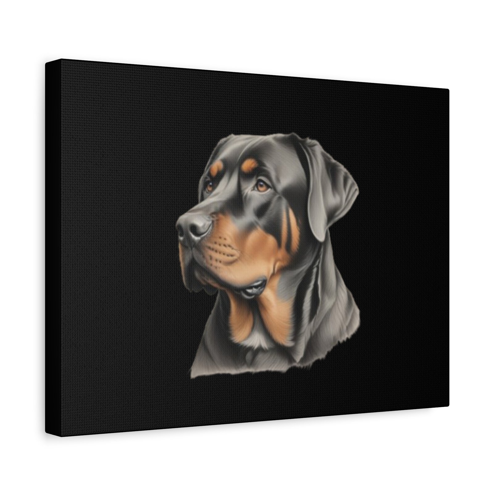 Rottweiler Dog Canvas Art - 1.25" Stretched Matte Print for Pet Lovers - Image 14