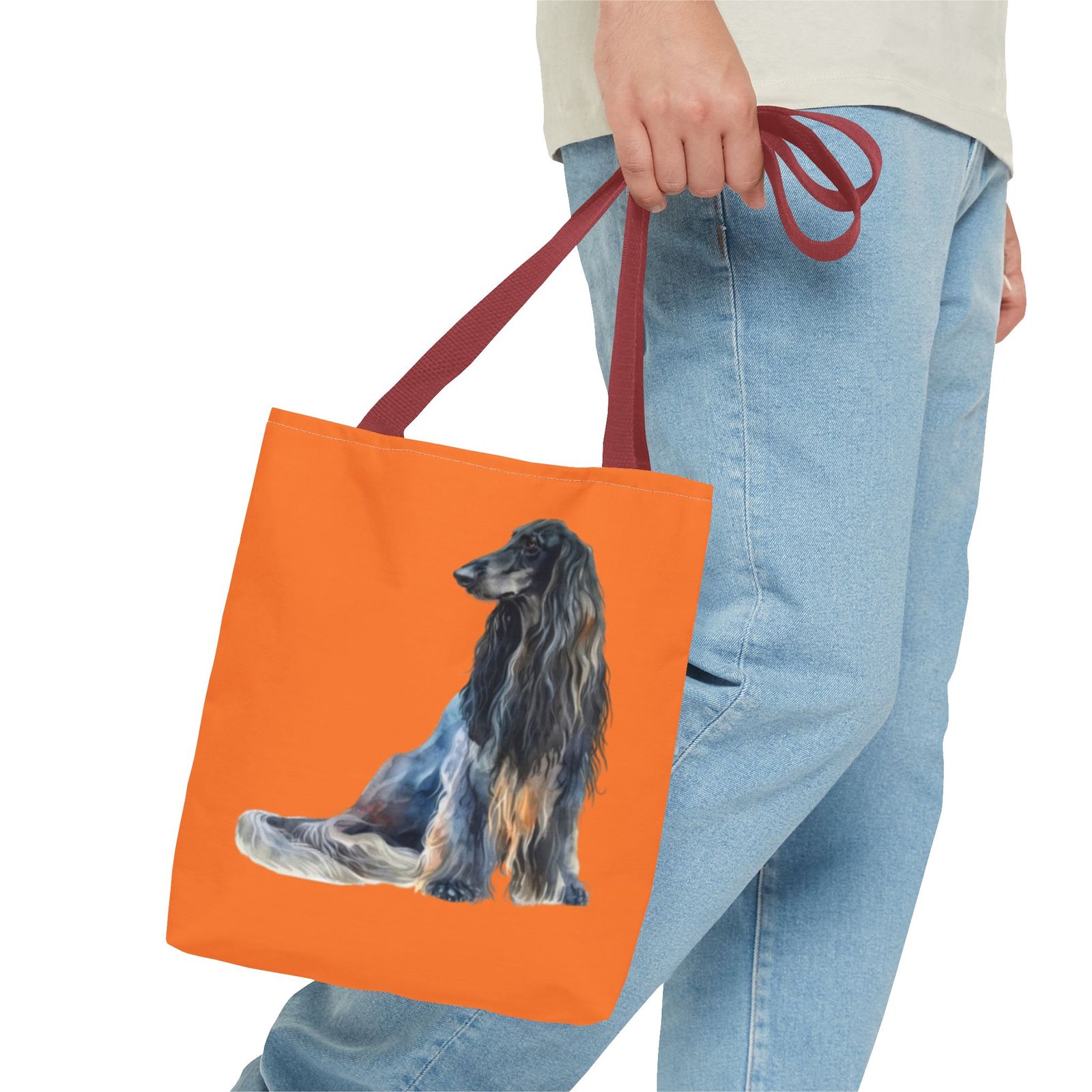 Afghan Hound Dog Pet Lover Tote Bag - Stylish Dog Lover's Accessory - Image 7