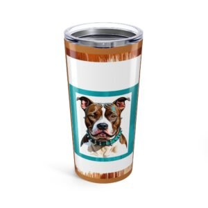 Bulldog Dog Lover Tumbler | Green Pet Design | Perfect Gift for Animal Enthusiasts