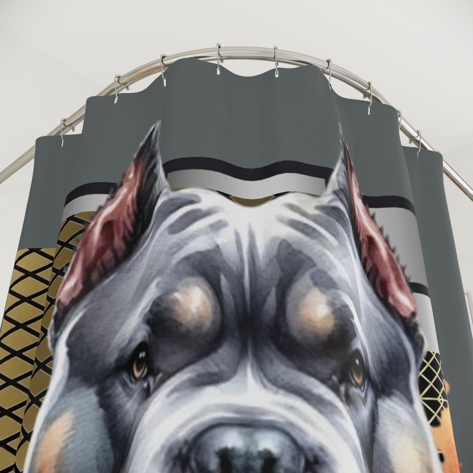 Bull Terrier Shower Curtains Labrador - Image 2