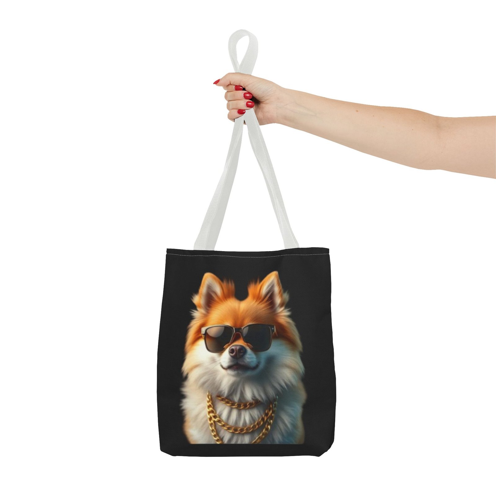 Pomeranian Stylish Dog Tote Bag, Trendy Pet Lover Gift, Funky Beach Bag, Cute Tote for Dog Owners, Fun Shopping Bag - Image 12